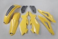 UFO KOMPLET PLASTIKÓW HUSQVARNA TC 125/250 05-07 KOLOR ŻÓŁTY / SZARY (HU602E103) 