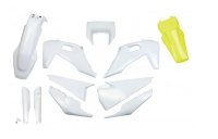 UFO KOMPLET PLASTIKÓW (FULL KIT) Z OSŁONAMI TELESKOPÓW (AMORTYZATORÓW) HUSQVARNA TX / TE 125 / 150 / 250 / 300 20-22, FE 250 / 3 