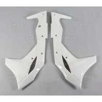 UFO OSŁONY CHŁODNICY KAWASAKI KXF 250 17-20 KOLOR BIAŁY - WYPRZEDAŻ 