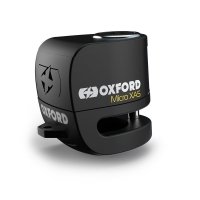 OXFORD BLOKADA TARCZY HAMULCOWEJ ALARMEM ALPHA XA5 KOLOR CZARNY/POMARAŃCZOWY FLUO (PIN 5.5MM) (STARY KOD: LK288) 