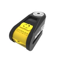 OXFORD BLOKADA TARCZY HAMULCOWEJ ALARMEM ALPHA XA14 KOLOR CZARNY/ŻÓŁTY FLUO (PIN 14MM) (STARY KOD: LK278) 