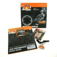 MOTO-MASTER ZESTAW HAMULCOWY DO KTM SX 85 21- , HUSQVARNA TC 85 21-, GASAS MC 85 21-, ZAWIERA :TARCZA PŁYWAJĄCA 260MM (112160), 