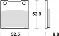 TRW ZF KLOCKI HAMULCOWE KH63 ORGANIC KAWASAKI ZX7R 96-02, ZXR 750 89-95, ZRX 1100 / 1200 96-04, ZX12R / ZZR 1200 00-06, TYŁ 