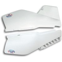 UFO BOCZKI POD SIEDZENIE YAMAHA XT 600 87-90 KOLOR BIAŁY (KPL.) 