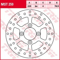 TRW ZF TARCZA HAMULCOWA PRZÓD MBK YP 125/150 SKYLINER 98-10, XN 125 00-05, YAMAHA YP 125 MAJESTY 98-09, YP 150/180 MAJESTY 01-06 