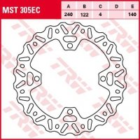 TRW ZF TARCZA HAMULCOWA TYŁ SUZUKI RMZ 250 07-09, RMZ 450 05-, 
