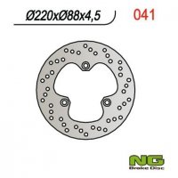 NG TARCZA HAMULCOWA TYŁ HONDA CBR 500/600F 87-90, VFR 400 86-88, NSR 400 85-91, 06-07, CBR 400RR 87-90, (220x88x4,5MM) (3X10,5MM 