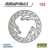 NG TARCZA HAMULCOWA PRZÓD DERBI 50/125, GAS GAS 125-450 (260x108x3,5) 