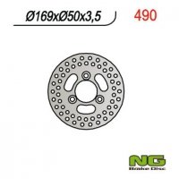 NG TARCZA HAMULCOWA PRZÓD KAWASAKI KSF 250 96-01, KEF 300 01-02 (169x50x3,5) 
