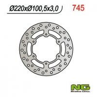 NG TARCZA HAMULCOWA PRZÓD YAMAHA YZ 80/85 93-16 SUZUKI RM 85 05-23 (220X100X3) 
