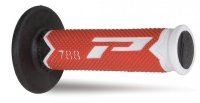 PROGRIP MANETKI PG788 OFF ROAD (22+25MM, DŁ.115MM) KOLOR BIAŁY/CZERWONY/CZAR<br />NY (TRÓJSKŁADNIKOWE)(<br />788-216) 