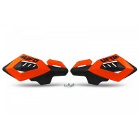 UFO OSŁONY RĄK (HANDBARY) ARCHES KOLOR POMARAŃCZOWY FLUO (Z MOCOWANIAMI 22MM) 