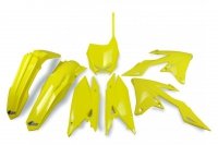 UFO 2024/11 KOMPLET PLASTIKÓW SUZUKI RMZ 250 19-25, RMZ 450 18-25 KOLOR ŻÓŁTY 