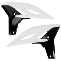UFO OSŁONY CHŁODNICY YAMAHA YZF 250 10-12 KOLOR BIAŁY/CZARNY - WYPRZEDAŻ 