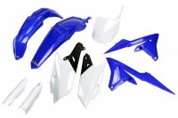 UFO KOMPLET PLASTIKÓW (FULL KIT) Z OSŁONAMI TELESKOPÓW (AMORTYZATORÓW) YAMAHA YZF 250 14-18, YZF 450 14-17 KOLOR OEM 18 (NIEBIES 