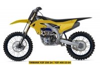 UFO KOMPLET PLASTIKÓW (FULL KIT) Z OSŁONAMI TELESKOPÓW (AMORTYZATORÓW) YAMAHA YZF 250 24-25, YZF 450 23-25 KOLOR ZŁOTY - WYPRZED 
