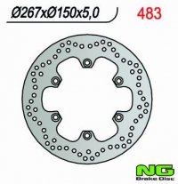 Tarcza hamulcowa tylna YAMAHA MT-011670 (05-) 