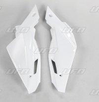UFO BOCZKI TYLNE HUSQVARNA TC/TE '08-'12 KOLOR BIAŁY 