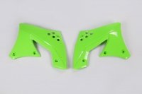 UFO OSŁONY CHŁODNICY KAWASAKI KXF 250 '09-'11 , KXF 250 '12 KOLOR ZIELONY 