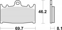 TRW klocki hamulcowe przód Suzuki GSF 400 Bandit ( 93-94) 