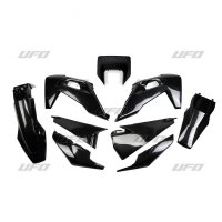 UFO KOMPLET PLASTIKÓW HUSQVARNA TE/TX/FE '20 KOLOR CZARNY 