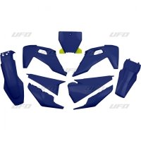 UFO KOMPLET PLASTIKÓW HUSQVARNA TC 125-250, FC 250-350-450 '19 KOLOR NIEBIESKI 