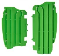 POLISPORT OSŁONY CHŁODNICY (KRATKI - KOMPLET) KAWASAKI KX 450F '12-'15 KOLOR ZIELONY 