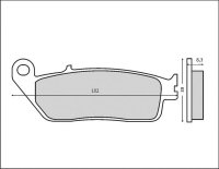 BRENTA KLOCKI HAMULCOWE HONDA CBR 600F (95-98) 