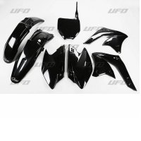 UFO KOMPLET PLASTIKÓW KAWASAKI KXF 250 '08 KOLOR CZARNY 