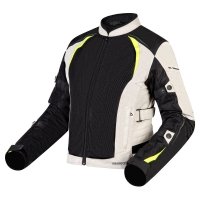 KURTKA TEKSTYLNA OZONE FLOW LADY BLACK/GREY/FLUO YELLOW DXXS 