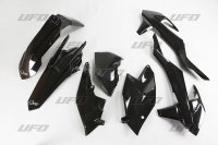 UFO KOMPLET PLASTIKÓW KTM EXC '17-'18, KOLOR CZARNY 