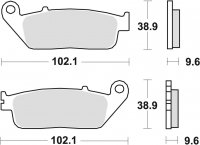 TRW klocki hamulcowe przód HONDA CBR - FA 650 ( 14-) 