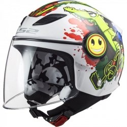 LS2 OF602 Funny Croco Kask motocyklowy dziecięcy otwarty Jet 