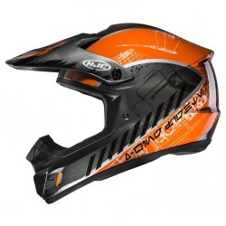 KASK HJC CS-MX II REBEL X-WING STAR WARS SILVER/ORANGE XS