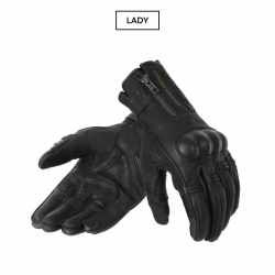 RĘKAWICE MOTOCYKLOWE DAMSKIE REBELHORN HUNTER BLACK WL DL