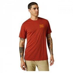T-SHIRT FOX CALIBRATED TECH RED CLAY M