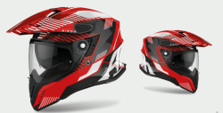 KASK AIROH COMMANDER BOOST RED GLOSS L