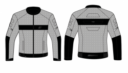 KURTKA TEKSTYLNA OZONE DART SILVER/BLACK L