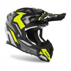 KASK AIROH AVIATOR ACE SWOOP YELLOW MAT L