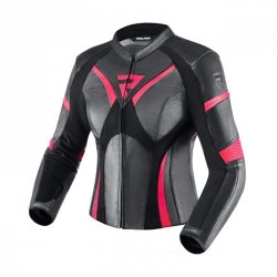 KURTKA SKÓRZANA REBELHORN REBEL LADY PINK/BLACK D34