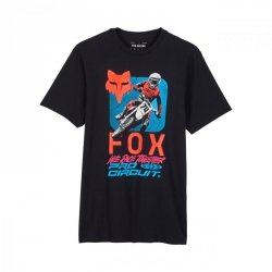 T-SHIRT FOX X PRO CIRCUIT PREM SS TEE BLACK XL