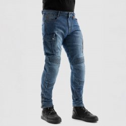 SPODNIE JEANS REBELHORN VANDAL MONOLAYER WASHED BLUE W32L32