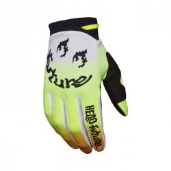 RĘKAWICE FOX 180 HELLO FUTURE WHITE/YELLOW L