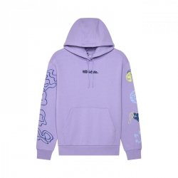 BLUZA Z KAPTUREM FOX LADY HELLO FUTURE FLEECE PO LILAC M