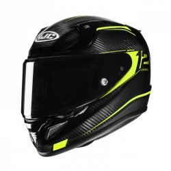 KASK HJC RPHA12 CARBON KERES BLACK/YELLOW L
