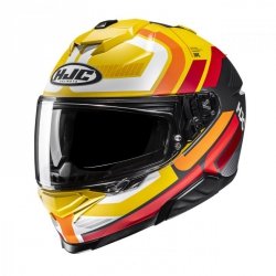 KASK HJC I71 VIZ YELLOW/RED S