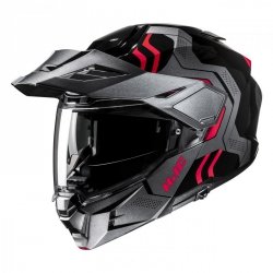 KASK MOTOCYKLOWY HJC I80 VELLY BLACK RED L