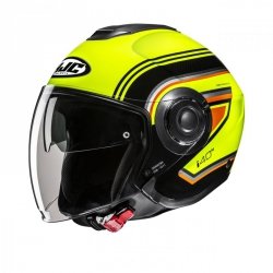 KASK HJC I40N LINIA YELLOW/BLACK XXL