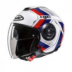 KASK HJC I40N VELU WHITE/RED XL