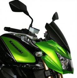 Szyba motocyklowa MRA KAWASAKI Z 750 R ZR750N 2011-, forma T, czarna